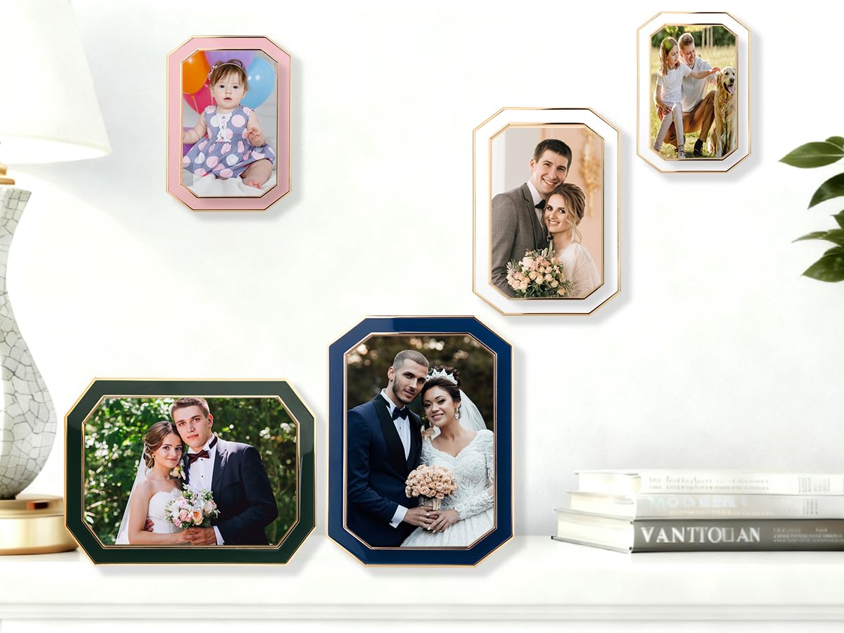 YiPinYin Enamel Picture Frames - White / 4x6Inch 2PK view 7