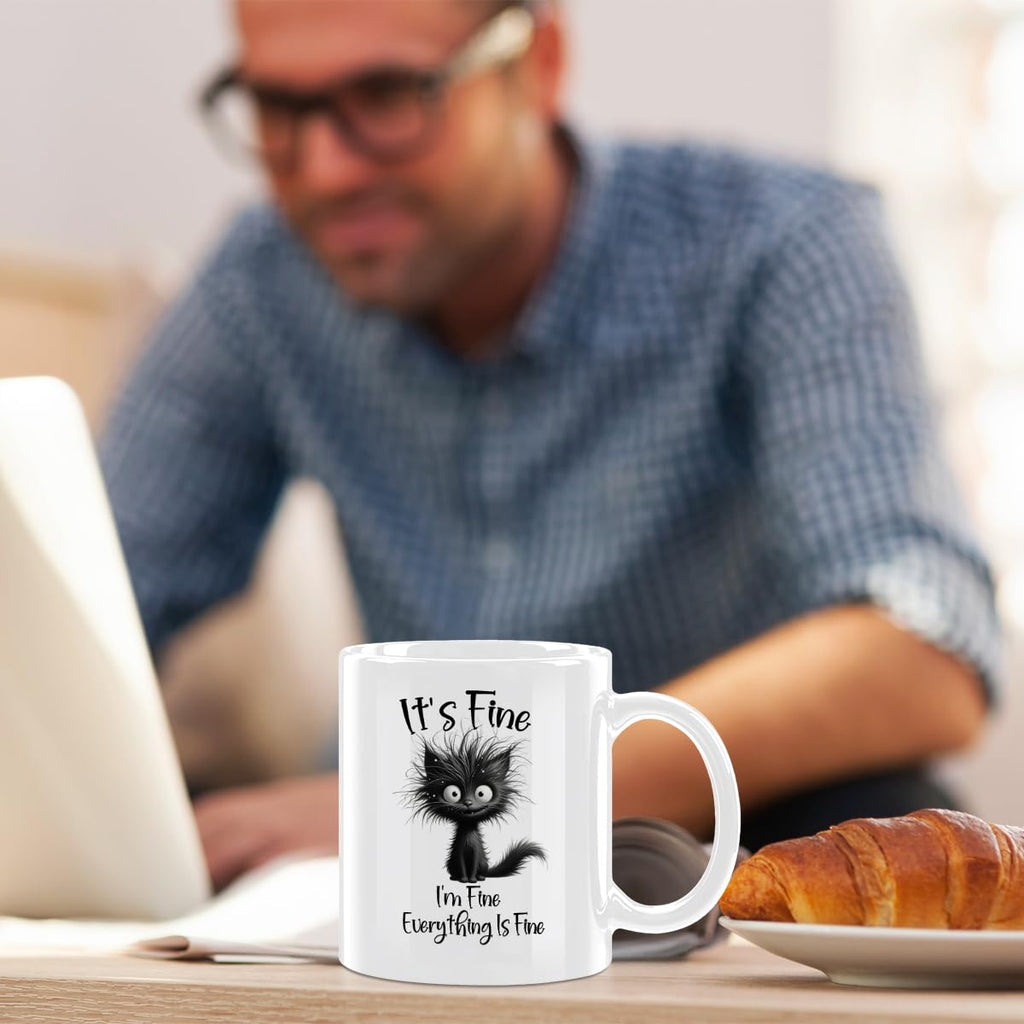 CFGBFDGH Inspirational Coffee Mug - White Fine view 4