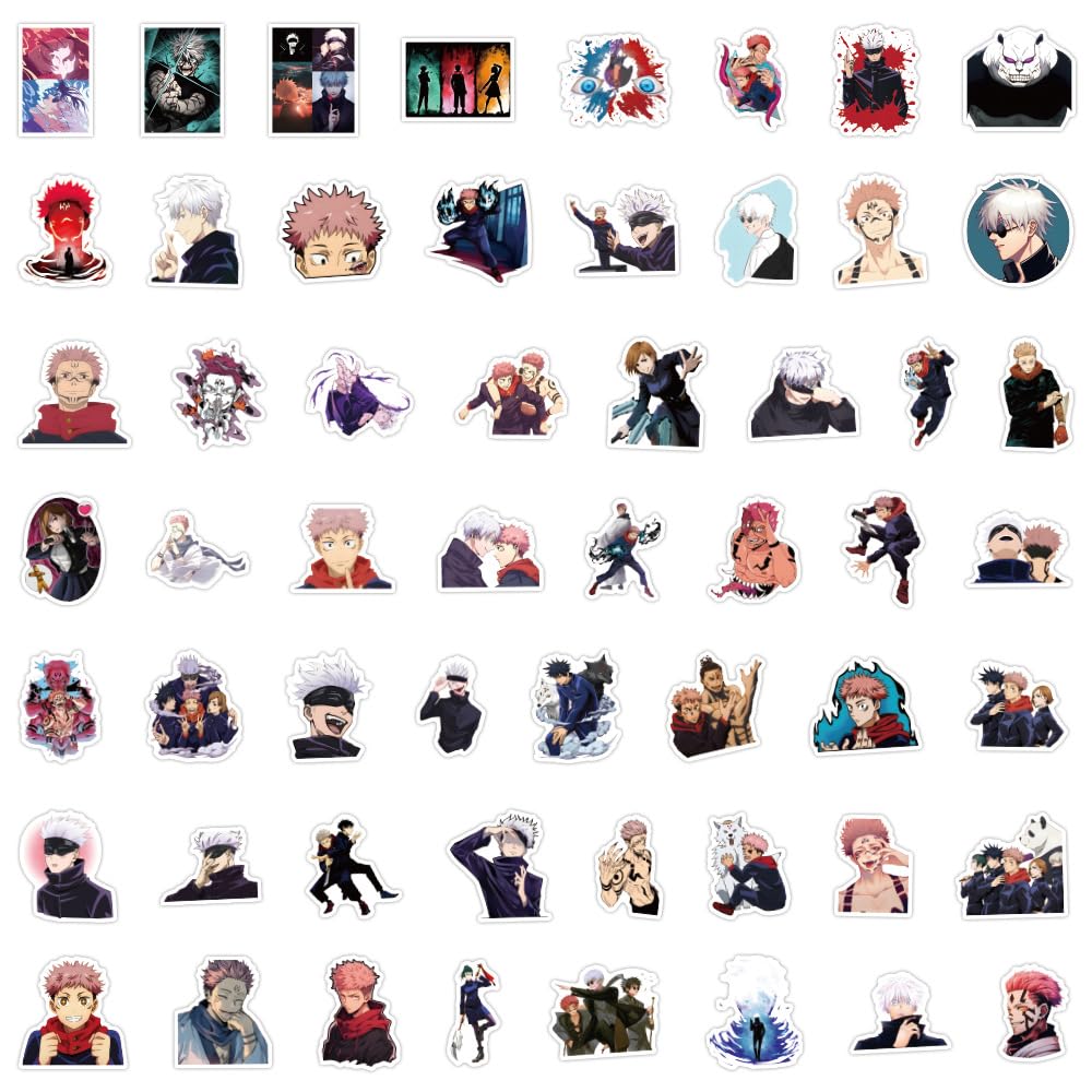 200Pcs Kids Manga Stickers Mixed Pack,Cartoon Characters Stickers Movie Decorative (additional view 1)