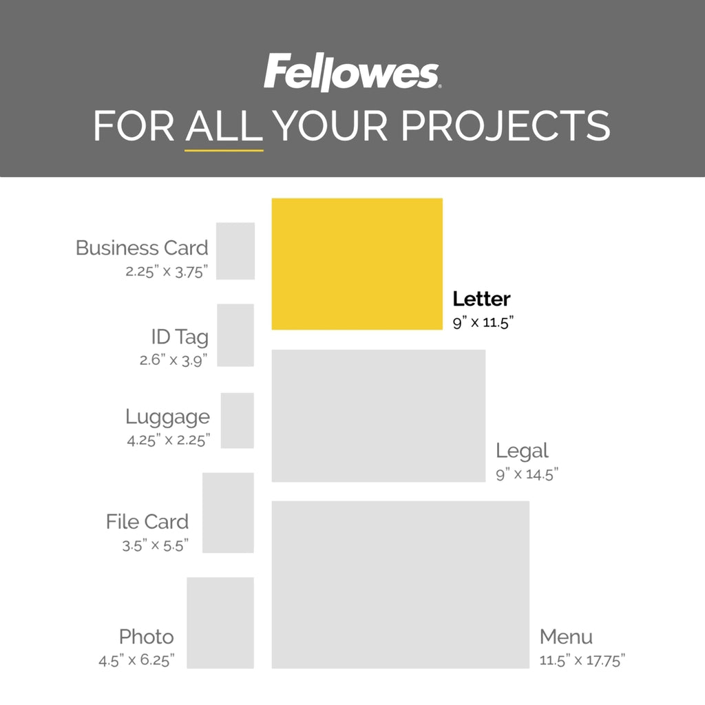 Fellowes Thermal Laminating Pouches/Sheets