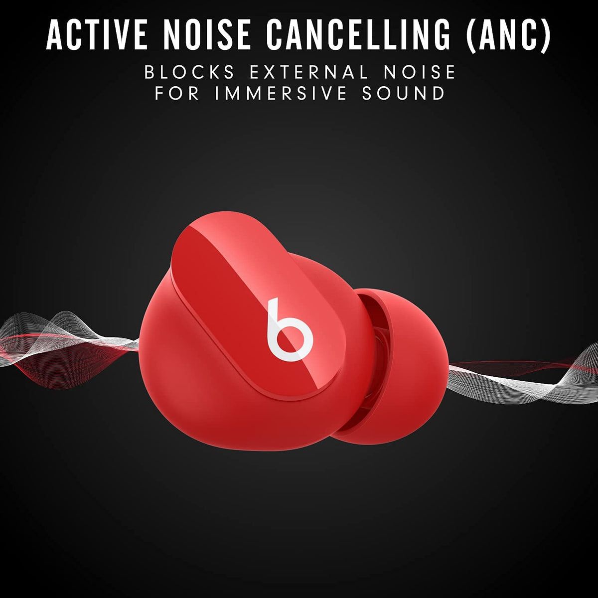 Beats Studio Buds Totally Wireless Noise Cancelling Earphones - – Red (MJ503LL/A)