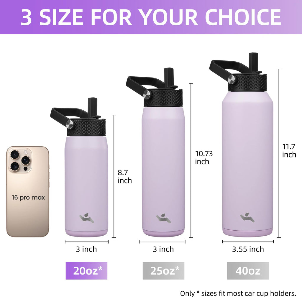 Konokyo oz Insulated Stainless Steel Water Bottle