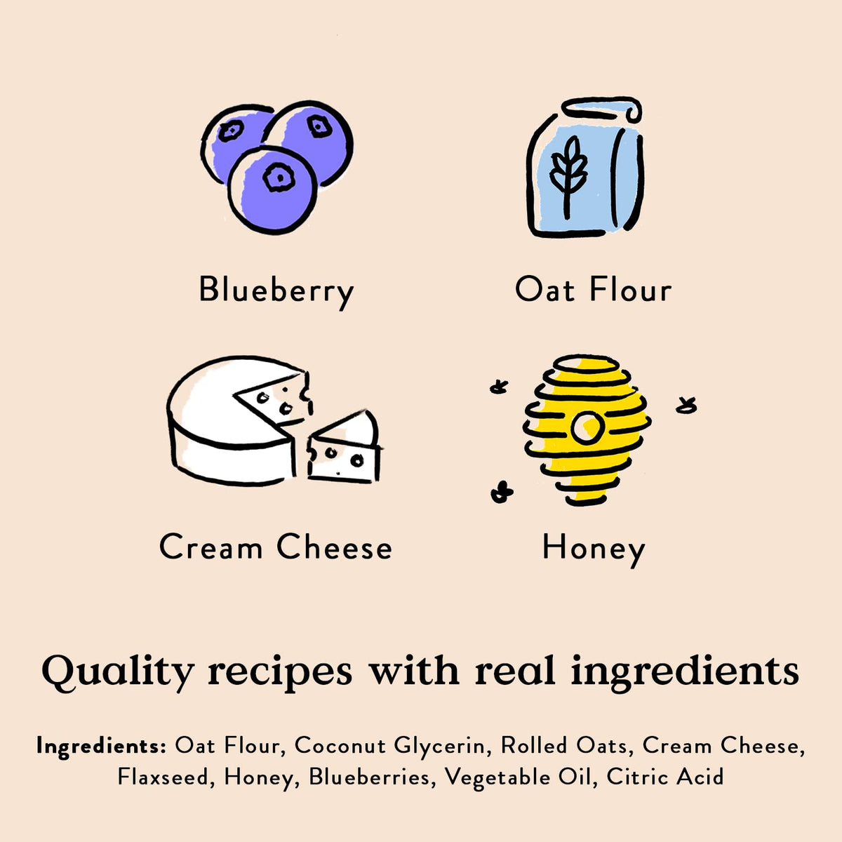 Bocce's Bakery Sweet Flavor Profile Soft & Chewy Cookie Treats for Dogs