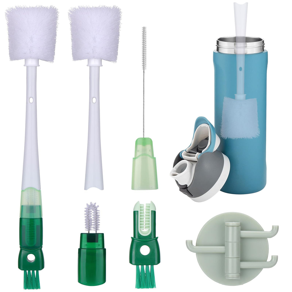 5-in-1 Straw Cleaner Brush Fit for Owala FreeSip 24oz/32oz/40oz