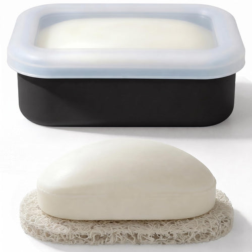 AIMAIAIMAI Travel Soap Case, Compact Silicone Travel Soap