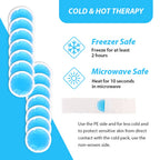 NEWGO Small Ice Packs for Injuries - Blue - 14 Pack view 5