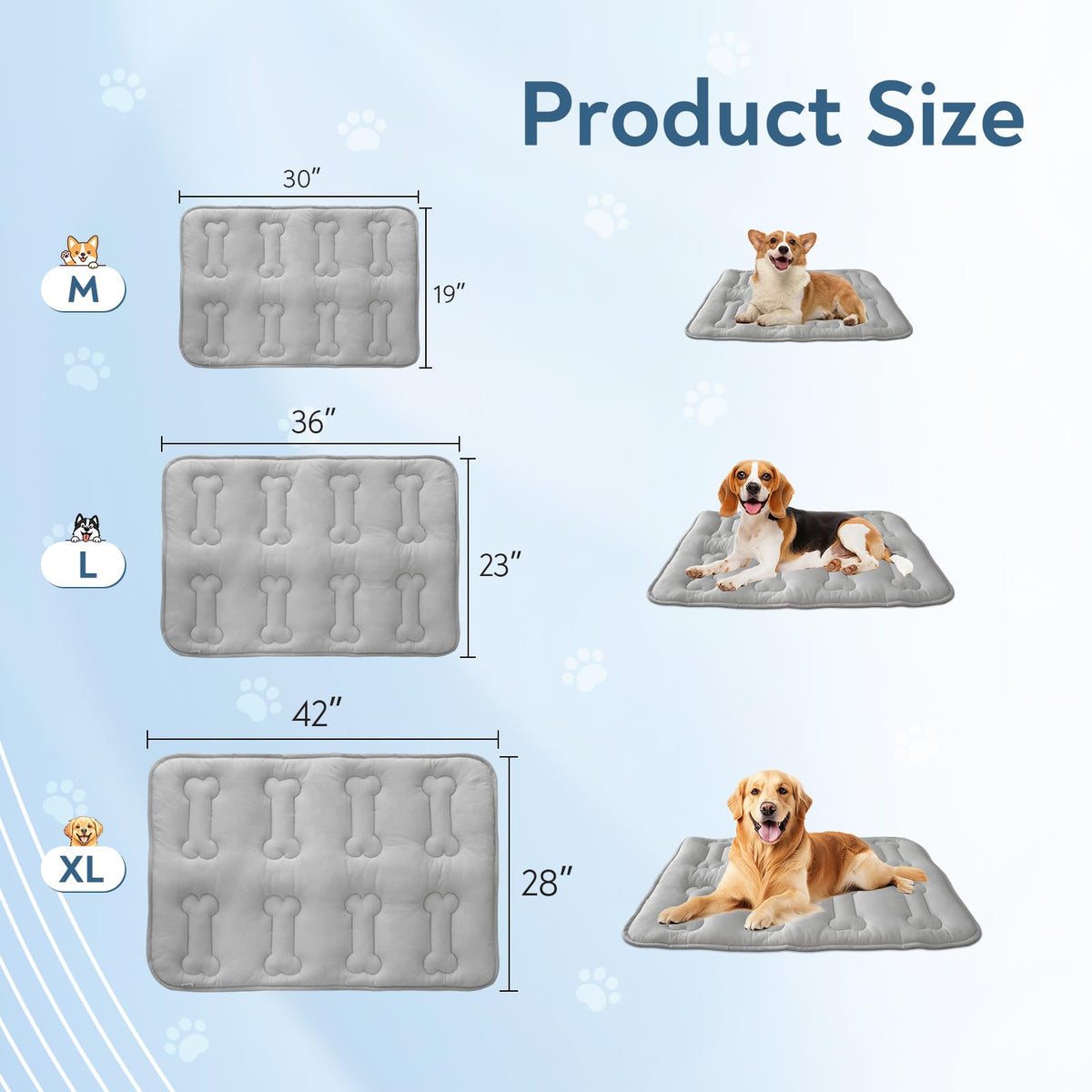 Magik & Kover Summer Dog Cooling Mat 2 Pack - view 5
