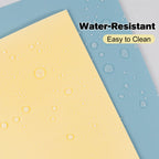 EEHZTSI Plastic Folders with Pockets - Light Yellow / 6-Pack view 1