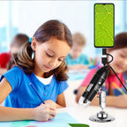 Luejnbogty 1600X Digital Microscope Camera 3In1 USB Portable Elec Microscope for Soldering LED Magnifier for Cell Phone