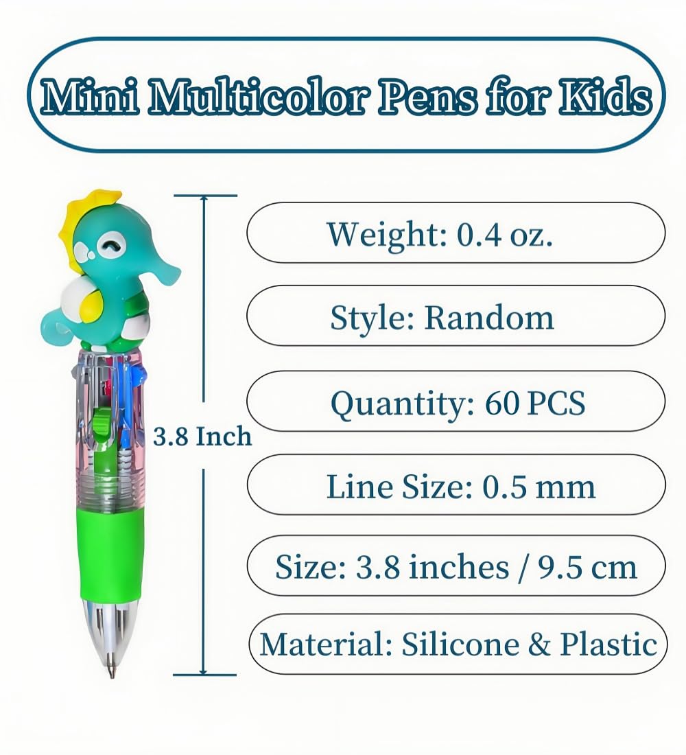 Oneshow Multicolor Pens - Assorted Style-60PCS view 2