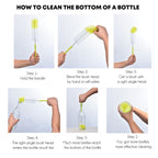 ALINK 16 inch Long Bottle Brush Cleaner for Washing Wine/Beer/Sport Well/Thermos/Glass, Hummingbird Feeder and Long