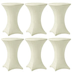 Lemict Cocktail Table Covers - Ivory-32"x43" / 6
