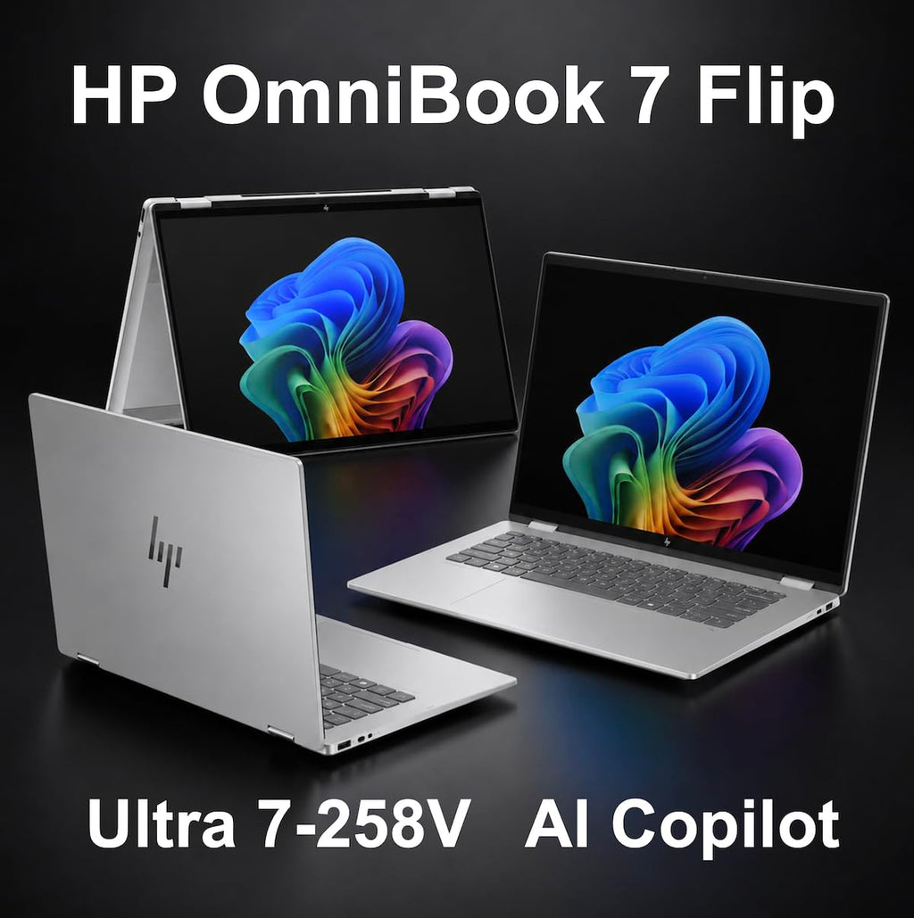 HP OmniBook 7 Flip 2-in-1 Laptop 16" 2K Touch, Intel Ultra 7-258V