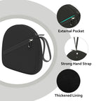 Headphone Case Compatible with JBL/Beats/Sony/BERIBES/SoundCore/TOZO/KVIDIO/JLab/Bose, Ultra-Thin Headphone Bag Travel Carrying Universal - Black view 6