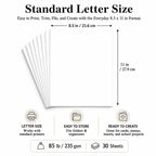 Envelopus 8.5 x 11 Cover Stock - White view 1
