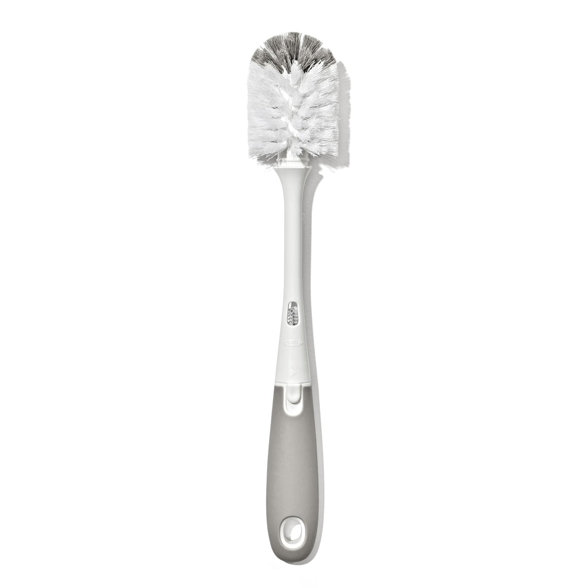 OXO Tot Baby Bottle Brush with Nipple Cleaner, – Gray (62122400T3)