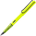 Lamy Fountain Pen with ergonomic grip & polished steel nib - neonyellow / Extra Fine Nib