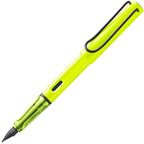Lamy Fountain Pen with ergonomic grip & polished steel nib - neonyellow / Extra Fine Nib