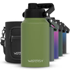 WATERSY 2/3 Gallon Water Bottle Insulated(Cold for 48 Hrs),BPA Free&Leak Proof,87oz