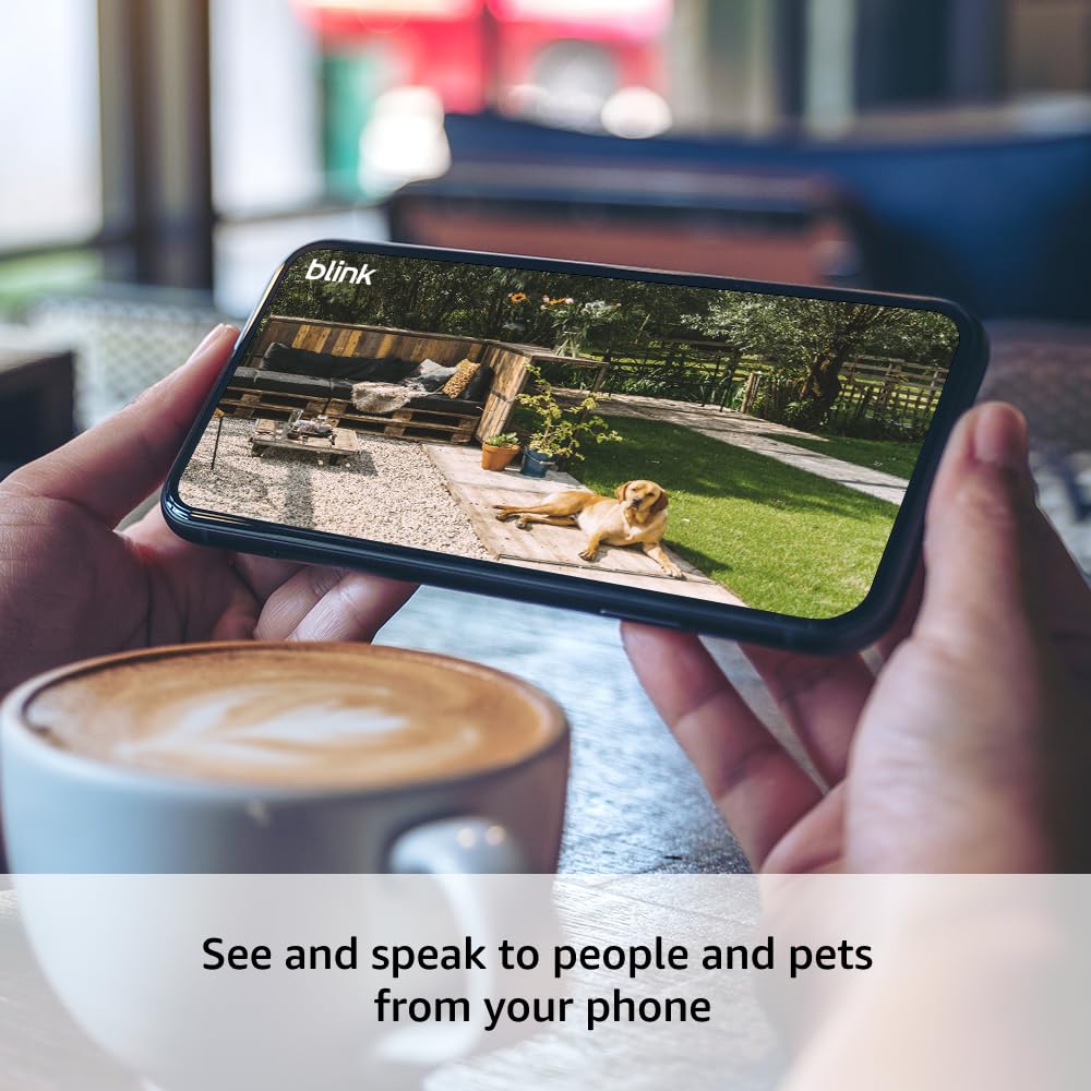 Blink Outdoor 4 – Wireless smart security camera, two-year battery life, 1080p HD day and (additional view 3)