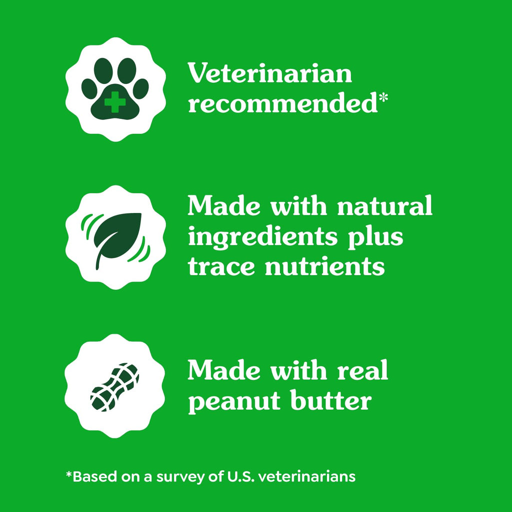 Greenies Pill Pockets Large Size Dog Treats, Peanut Butter, 7.9 oz, 6-Pack (additional view 3)
