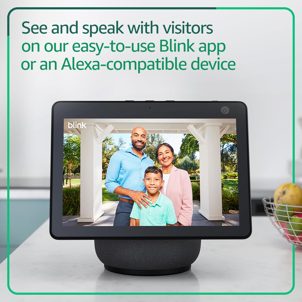 Blink Video Doorbell + Outdoor 4 XR – Wireless smart security cameras, two-year battery life, go up to 400 feet from