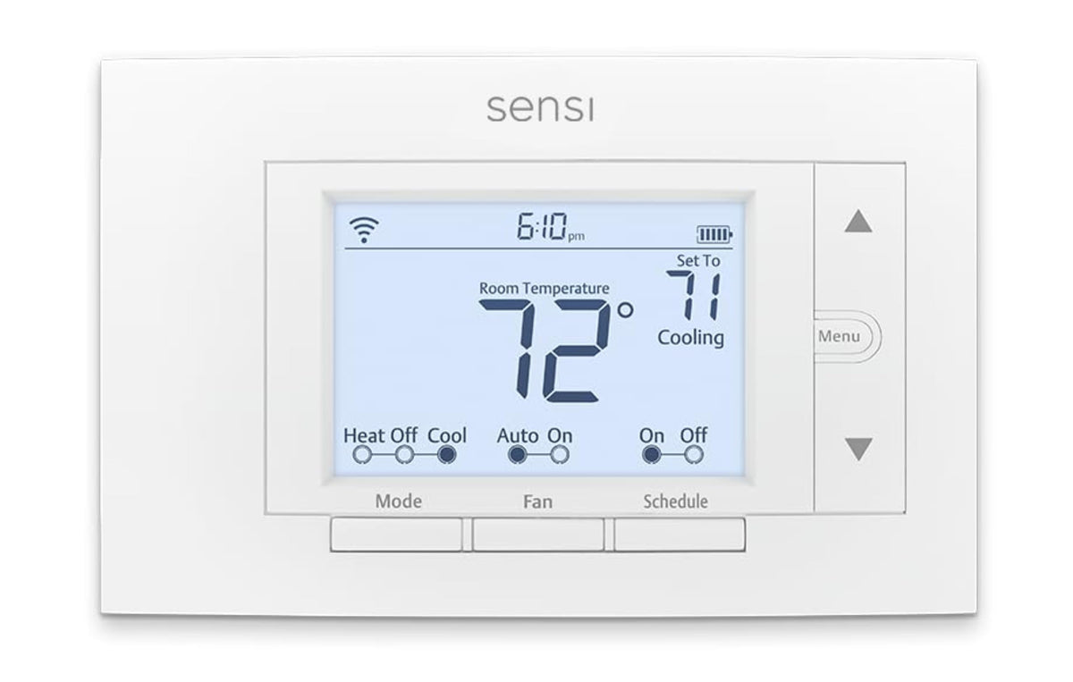 Sensi Smart Thermostat, Wi-Fi, DIY, Alexa, Energy Star Certified, ST55