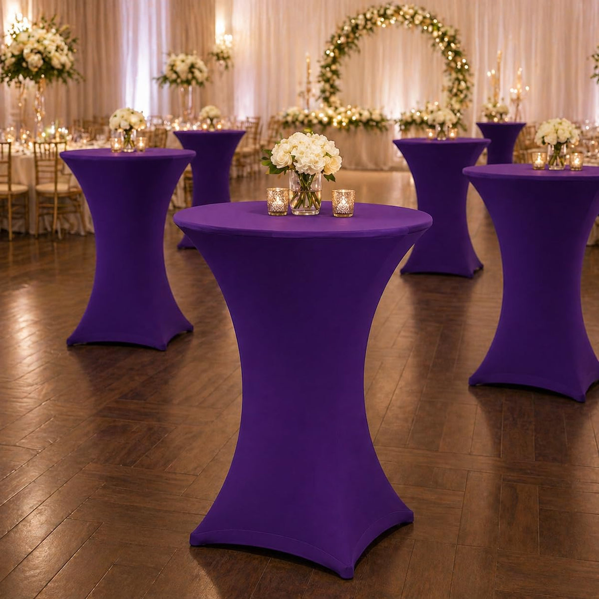 Lemict Cocktail Table Covers - Purple-32"x43" / 2 view 5