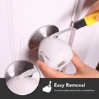 Mom's Choice Gold Awards Winner - EUDEMON 4 Pack Baby Safety Door Knob Covers Door Knob (additional view 4)