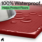 GORILLA GRIP Dog Food Mat, 100% Waterproof Silicone