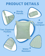 babygoal Wet Dry Bags for Baby Cloth Diapers 3 Pack, Washable Travel Bags, Beach, Pool, Gym Bag for Swimsuits & Wet