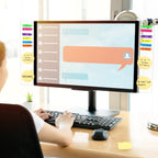 Office Desk Accessories,4PCS Monitor Memo Board, Computer Note Holder (additional view 6)
