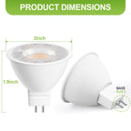 6 Pack MR16 LED Landscape Light Bulbs(50W Halogen Eq),Warm White 2700K (additional view 4)