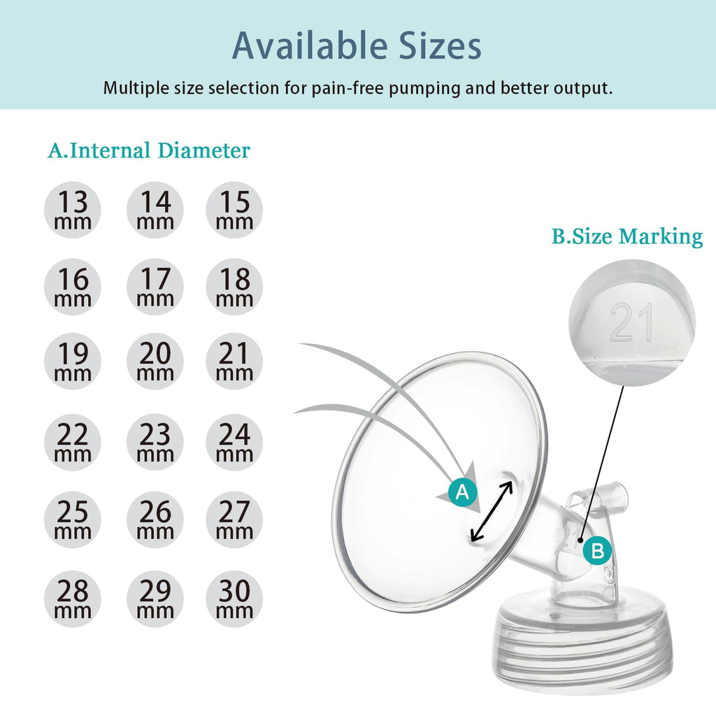 Momstouch Flange Compatible with Spectra S1, S2, 9 Plus, and Synergy Gold Breast Pump - view 2