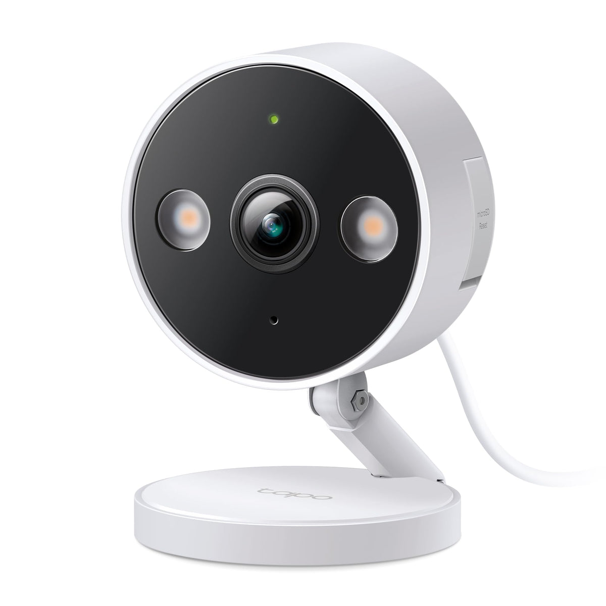 Tapo 2K+ Indoor/Outdoor Wired Security Camera, Baby Monitoring - 2K+ White