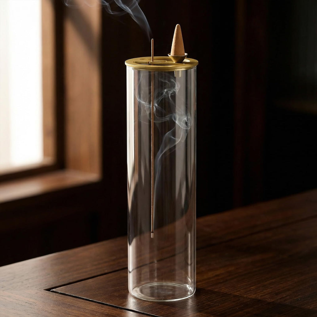 CEREMONY Incense Holder - Transparent Bottle view 2