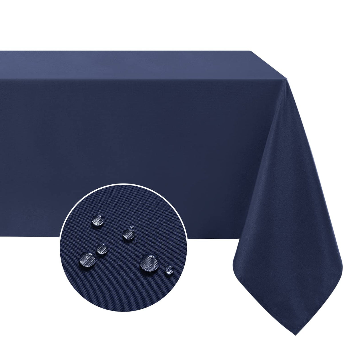 Softalker Rectangle Tablecloth - Navy Blue / 60" x 84" (Rectangular)