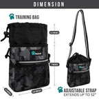 PetAmi Hands Free Dog Treat Pouch for Training and Walking - Camo Black view 5