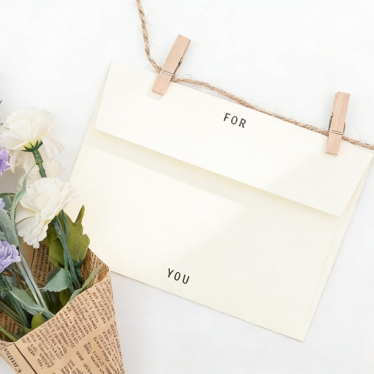Ouzoustate A2 Invitation Envelopes 4.375x5.75 - cream view 5