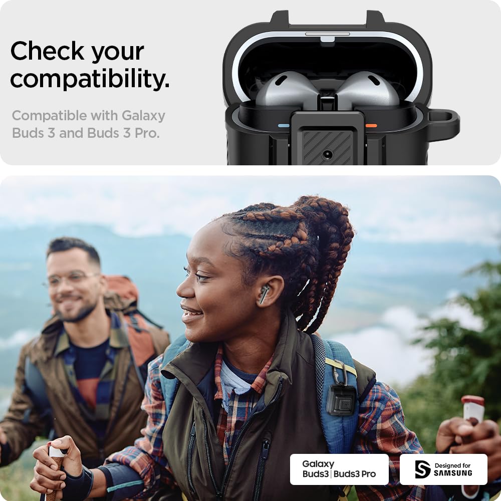 Spigen Lock Fit Designed for Galaxy Buds3, Buds3 Pro & 3 FE (additional view 1)