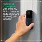 Blink Video Doorbell + Outdoor 4 XR – Wireless smart security cameras, two-year battery life, go up to 400 feet from