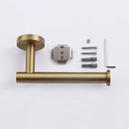 TASTOS Toilet Paper Holder SUS304 Stainless Steel Round - Brushed Gold / 1 view 6