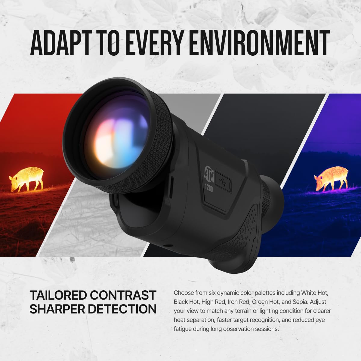 ATN BlazeHunter XD Thermal Imaging Monocular, 1280x1024, Rangefinder (TIMNBLHXD50LRF)