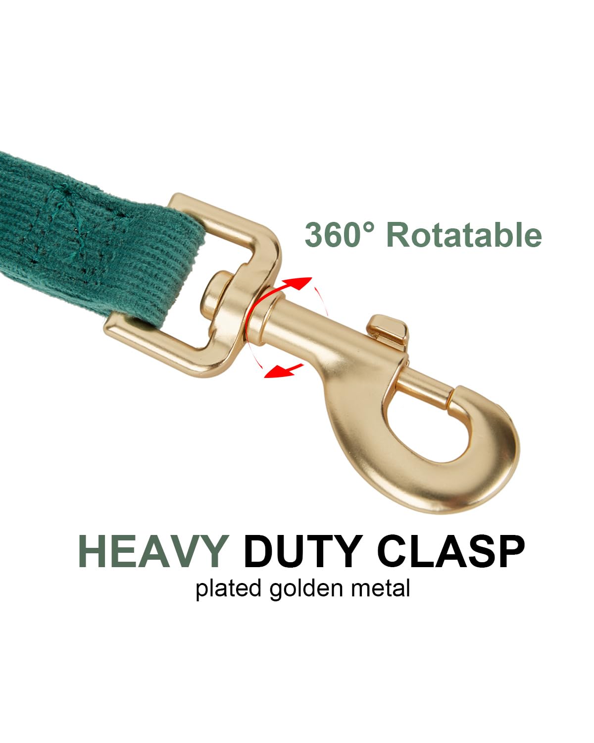 YUDOTE Corduroy Dog Collar and Leash Set - view 23