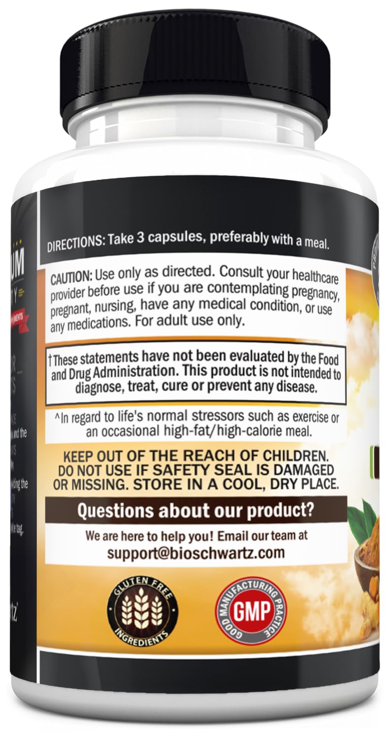Turmeric Curcumin with Black Pepper Extract 1500mg