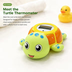 Sea Turtle Water Proof Baby Bath Thermometer Used for Infant Baby Bath - green view 2