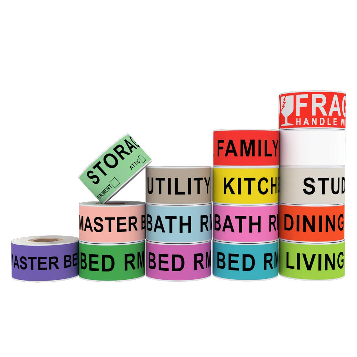Printholic Moving Labels - 16-colors view 2