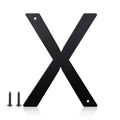 Inch House Numbers and Metal Letters for Outdoor Signs, House Numbers for Outside, Aluminum Address Letters and Numbers for Door, Mailbox, Garden, Perfect for Home or Office (Letter X)