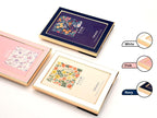 YiPinYin Enamel Picture Frames - Pink / 4x4 Mat 3x3 Inch 2PK view 4