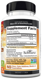 Turmeric Curcumin with Black Pepper Extract 1500mg